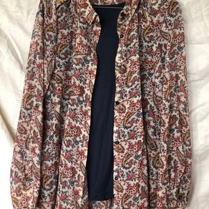 Paisley printed blouse